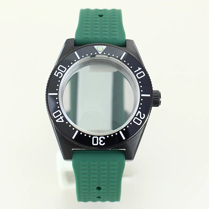 40mm Diver Case Stainless Steel Sapphire For Mod SPB149J1 NH34 NH35 NH36 NH70 4R36 Movement RubberStrap