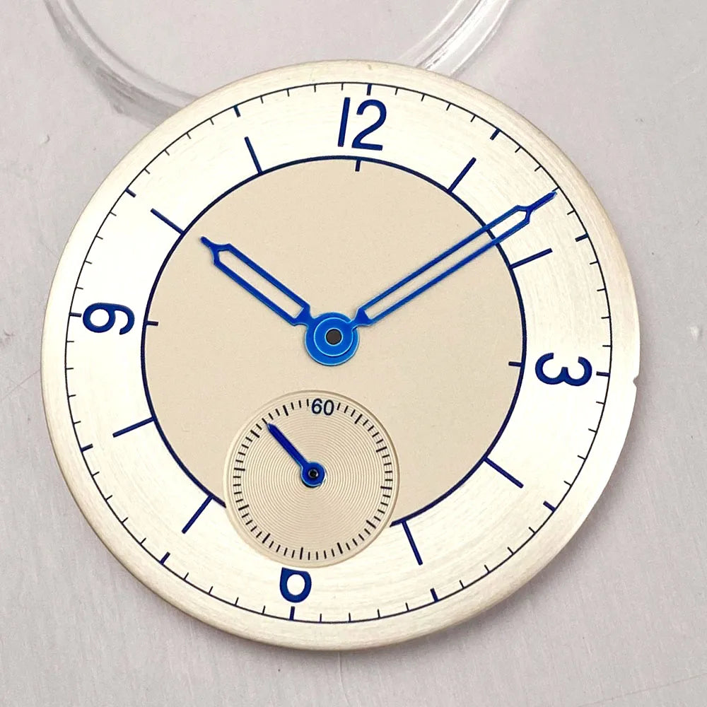 38mm Watch Case for ST1701 Silver Stainless Steel Watch with 31mm Dial Somed Sapphire 5ATM