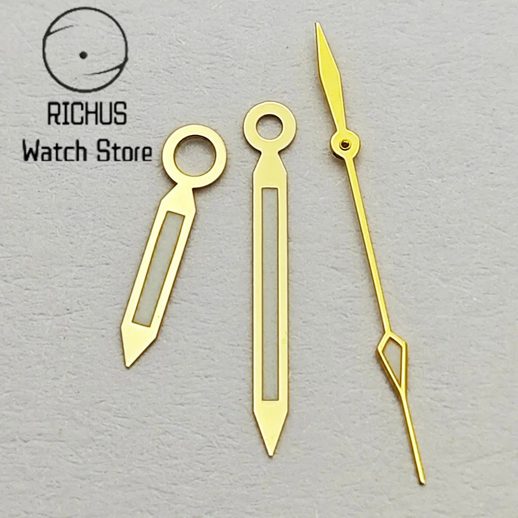 Watch Hands Green Luminous Silver Blue Gold Fit NH35 NH36 ETA2824 2836 Miyota8205 8215 821A Mingzhu DG2813 3804 Movement