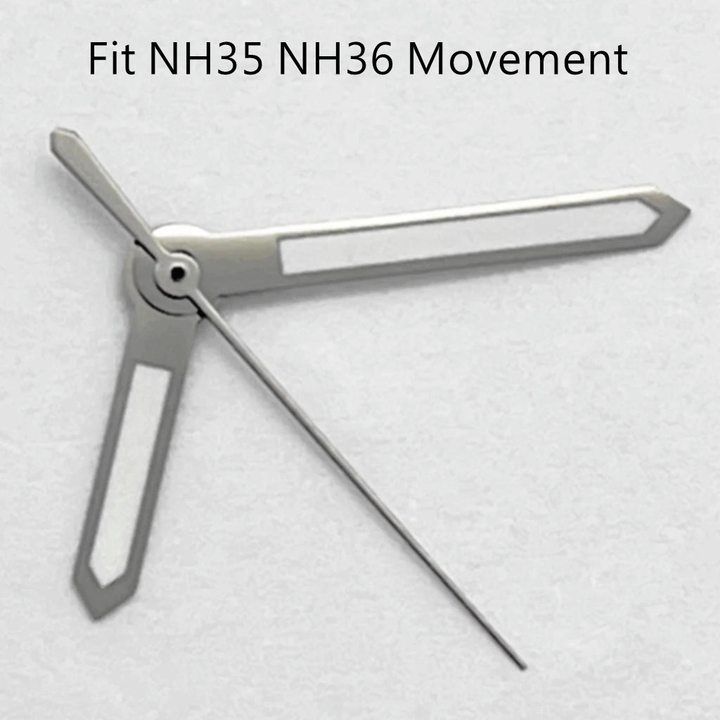 Wide NH35 Watch Hands Green Luminous Fit NH35 NH36 PT5000 ETA2836 2824 DG2813 3804 Miyota8215 8205 821A Movement Watch Accessories