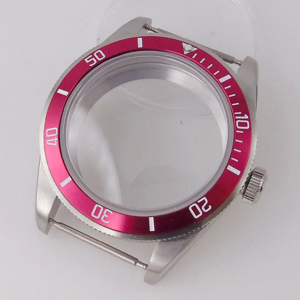 39mm Dive Watch Case BB58 Mod 20BAR Waterproof Dome Sapphire Glass 39mm Black Bay Watch Case for NH34 NH35 NH36 NH70 ETA2824 PT5000 Watch Parts