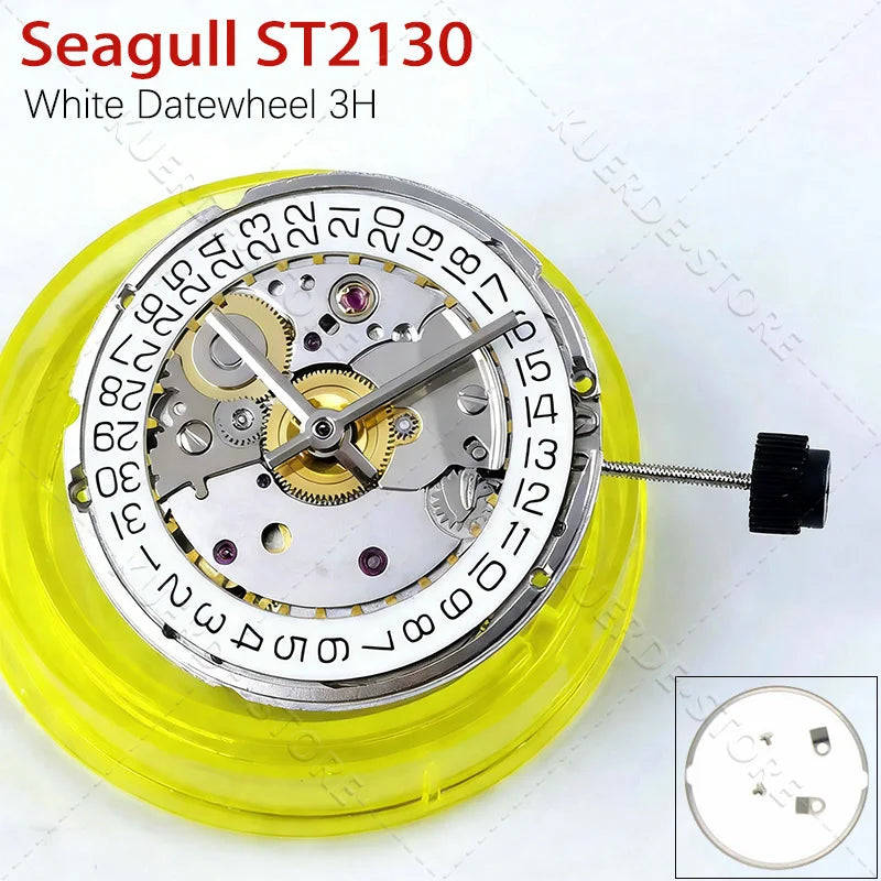 Seagull ST2130 Automatic Movement 28 Jewels 28800 bph 48 Hours Replacement for ETA 2824 PT5000