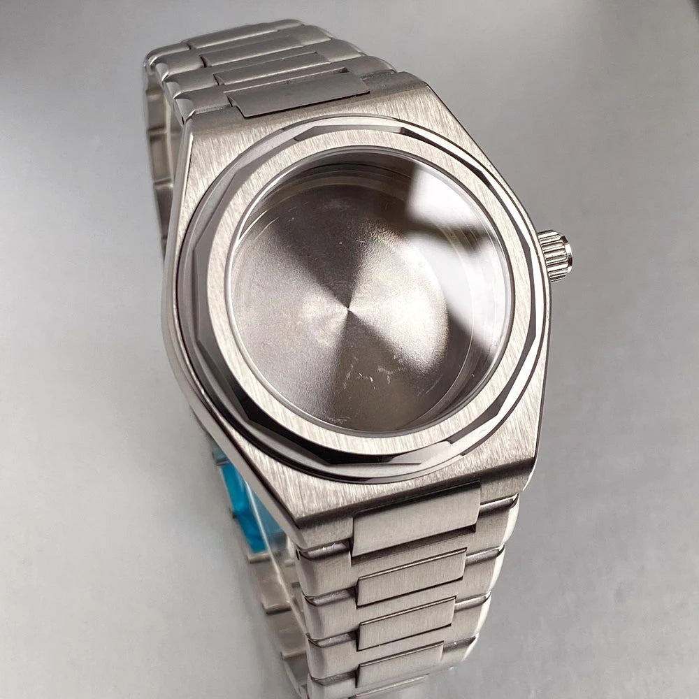 Engineer Watch Mod Case Warrior 40mm New 316L Stainless Steel Bracelet Sapphire for NH35 NH36 PT5000 ST2130 Dress Case 20ATM