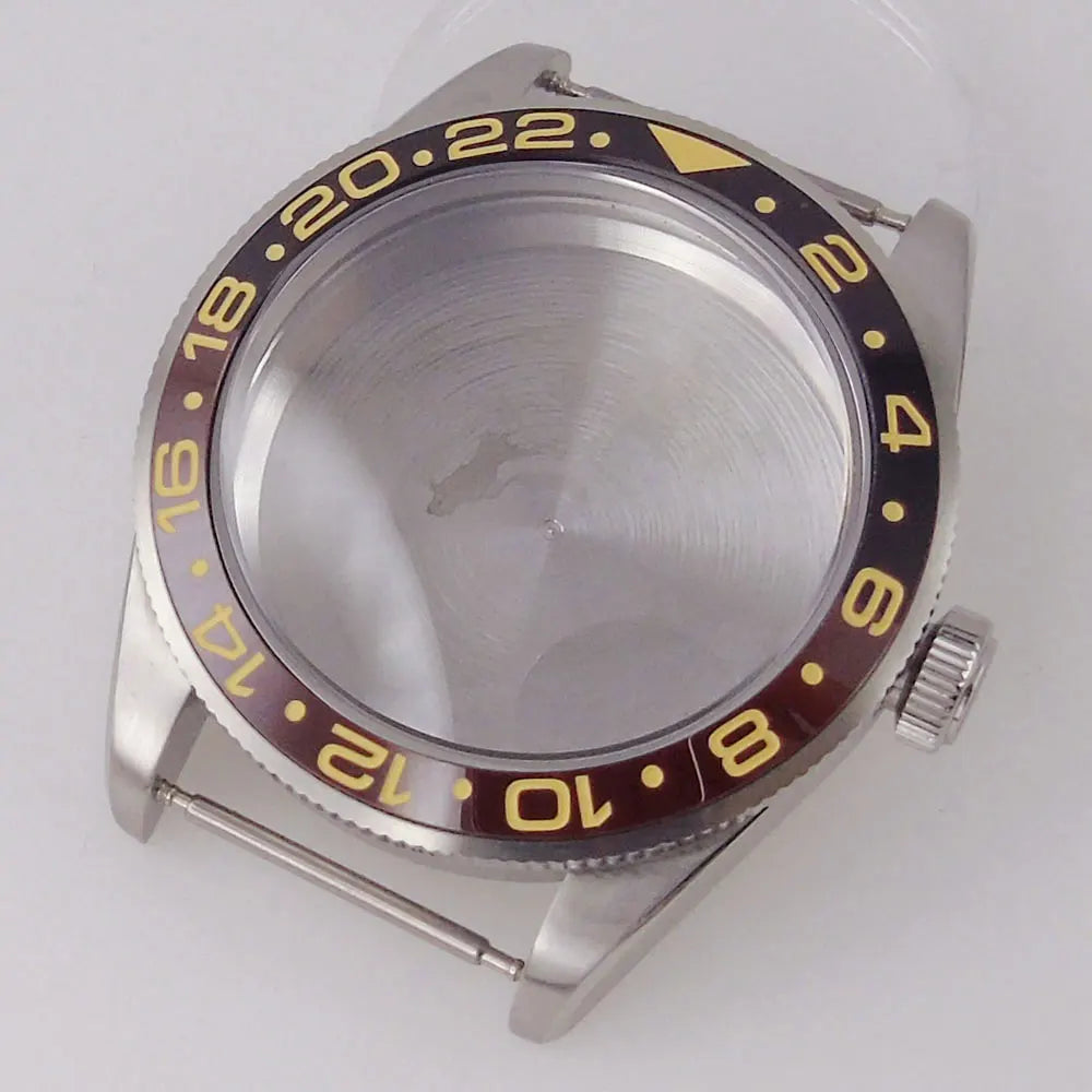 39mm Dive Watch Case BB58 Mod 20BAR Waterproof Dome Sapphire Glass 39mm Black Bay Watch Case for NH34 NH35 NH36 NH70 ETA2824 PT5000 Watch Parts