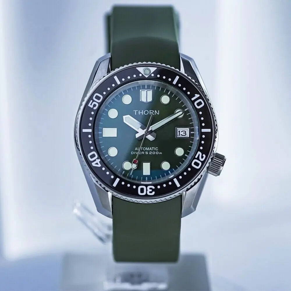 THORN SHY019 MM200 SPB185/187J1 NH35A 200M Diver C3 42mm 316L