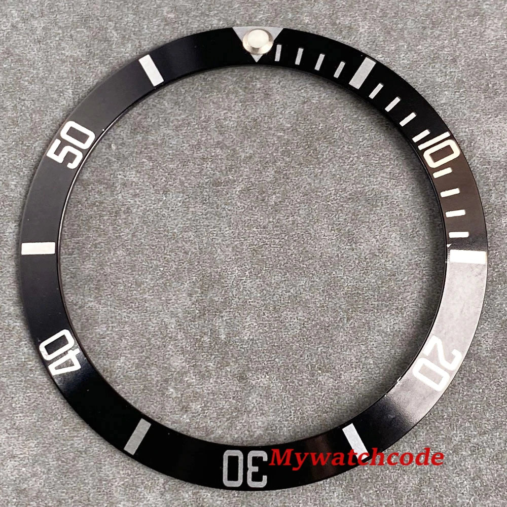 38mm x 30.5mm Black Red Purple Bezel Insert Replacement Part For 40mm GMT SUB SKX 007 Mens Watch Accessories Case Ring