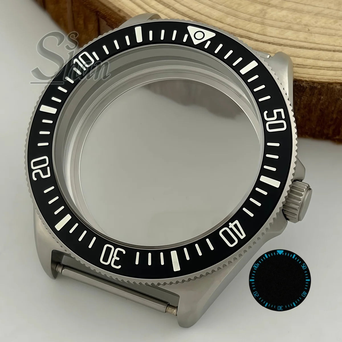 40mm tactics frog FX diving watch case dome sapphire luminous bezel NH34A NH35A ETA2824 PT5000 movement parts