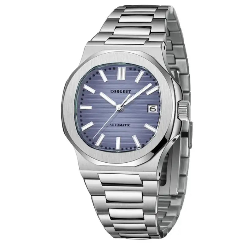 Corgeut 6017 Nautilus Watch 40mm Custom logo NH35 Movement Sapphire Crystal Watch 10bar Lumnious