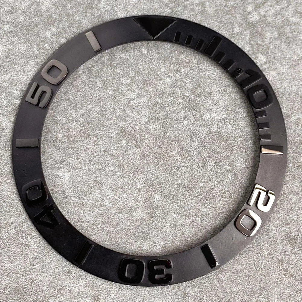 39.8mm*31.6mm Ceramic/Alloy Bezel Insert for GMT SUB SEA Steel Watch Slope Bezel Ring Dive Watch Mod