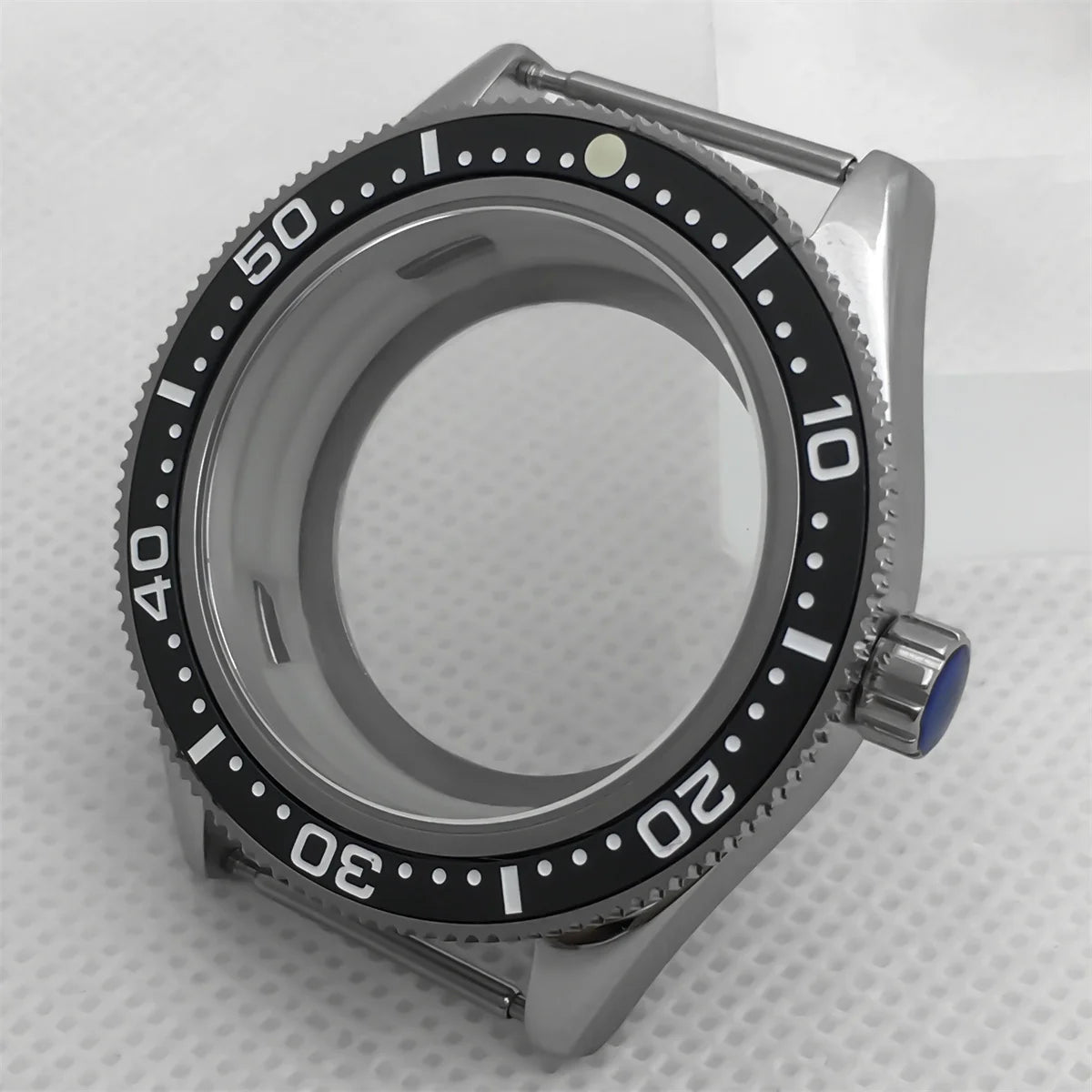 Fifty Fathom Case 41.5mm stainless steel case ceramic bezel sapphire glass with NH35 36 NH34 ETA2824 PT5000 movement watch replacementparts