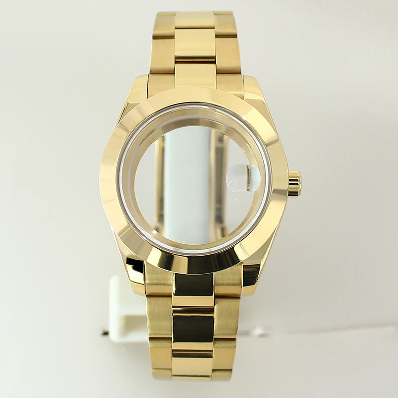 36mm 39mm Bevel Edge Watch Case Bracelet Sapphire Crystal For Seiko NH35 NH36 NH38 NH34 Miyota8215 Movement 28.5 Dial