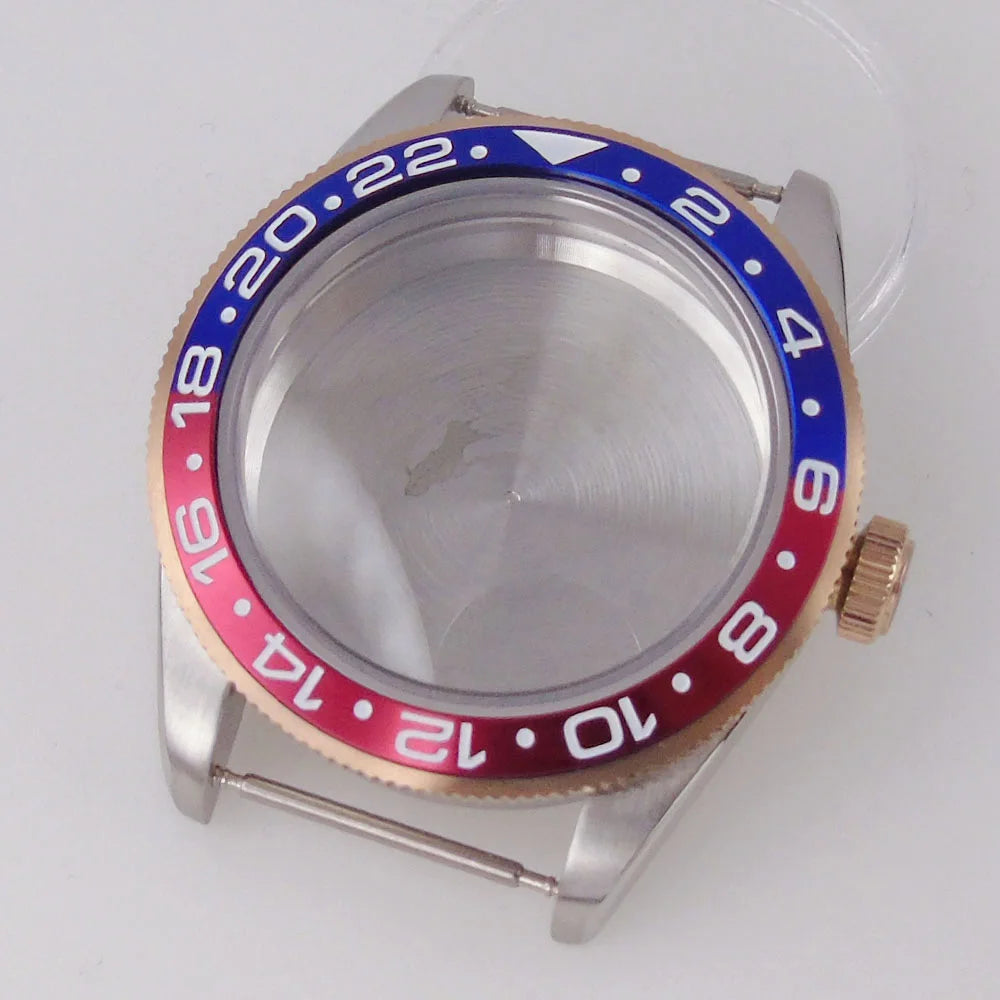 39mm Dive Watch Case BB58 Mod 20BAR Waterproof Dome Sapphire Glass 39mm Black Bay Watch Case for NH34 NH35 NH36 NH70 ETA2824 PT5000 Watch Parts