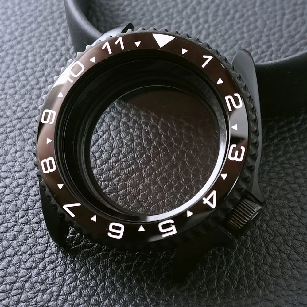 Black SKX007 Case PVD 42mm Sapphire NH35 Mod Case Nh36