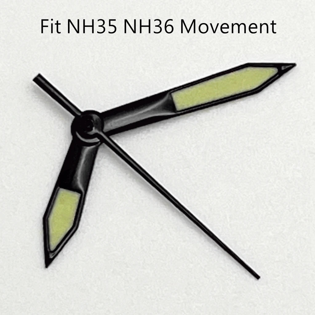 NH35 Watch Hands Black/White Watch Hands Fit NH35 NH36 PT5000 ETA2836 2824 Miyota8215 8205 DG2813 Movement Watch Accessories