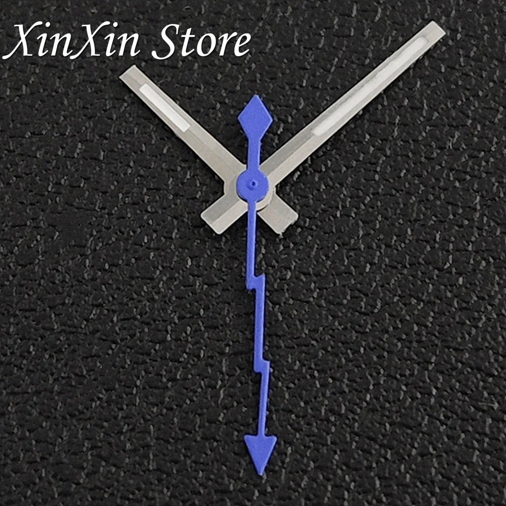 Black NH35 28.5mm Watch Dial Who Cares With Lightning Second Hands For NH35 4R35 Movement Who Cares Lt's Already Late Replace Watch Dial