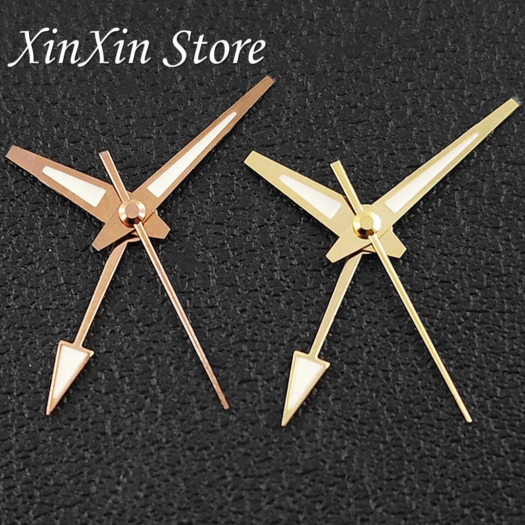 GS 4 Pointers NH34A GMT Watch Hands C3 Green Luminous Watch Needles for NH34 NH35 NH36 NH38 Movement