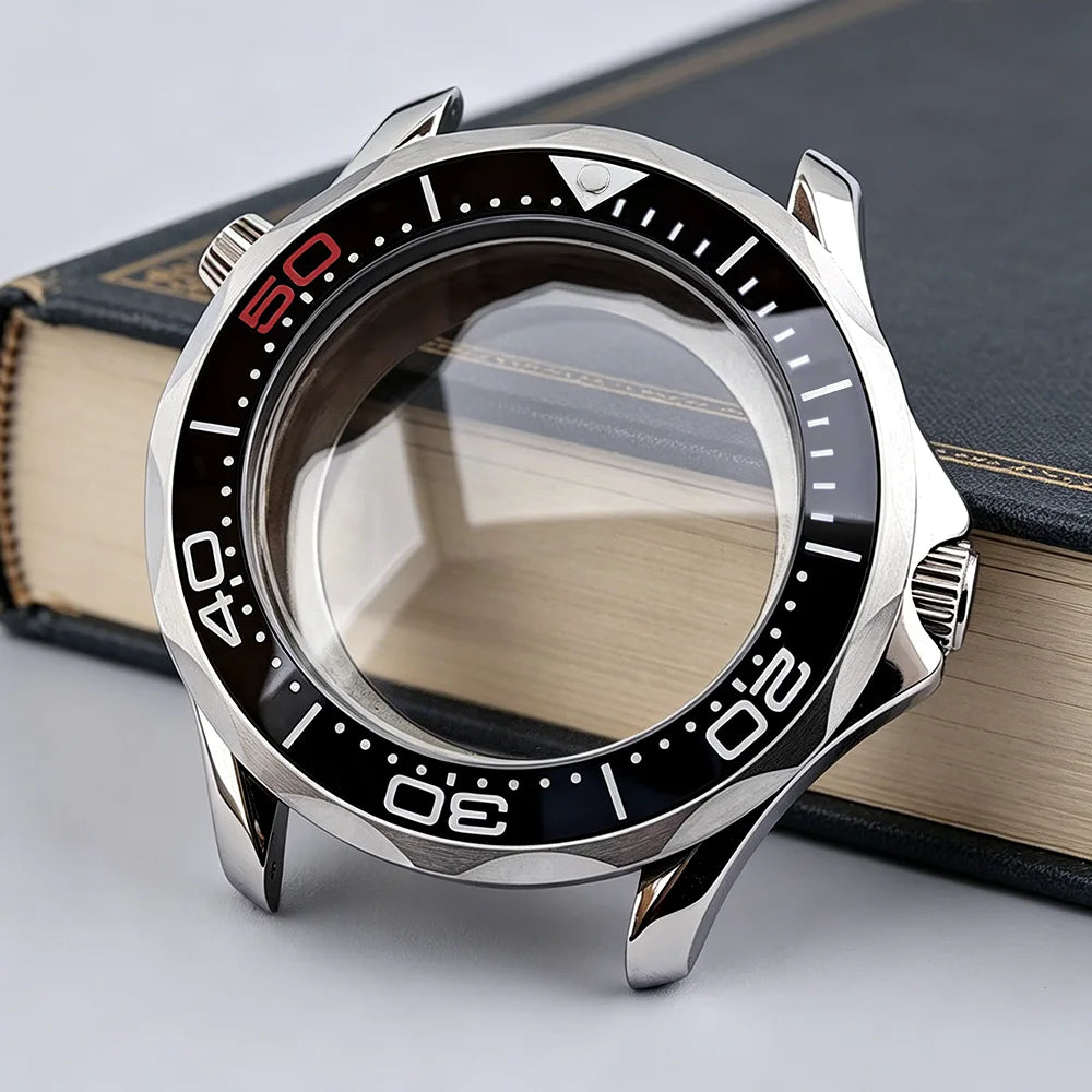 42mm NEW Seamaster Case with 31.5mm Dial 38mm bezel insert Fits NH35 movement Sapphire Stainless steel 10bar