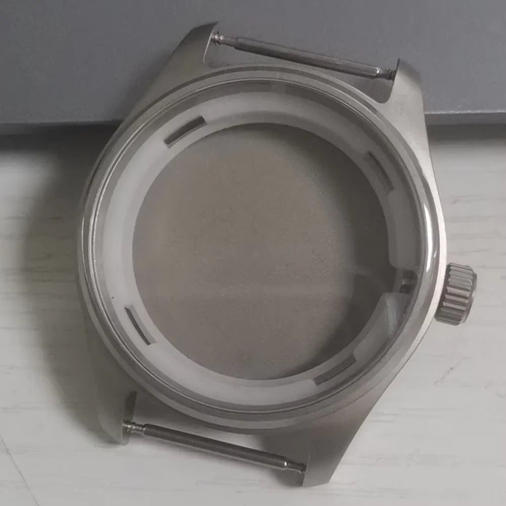 Solid Bronze Pilot Case 36mm 39mm Fit for NH35 NH36 PVD Black Pilot Case PT5000 ETA2824 Sapphire Crystal 200M Waterproof Screw Crown