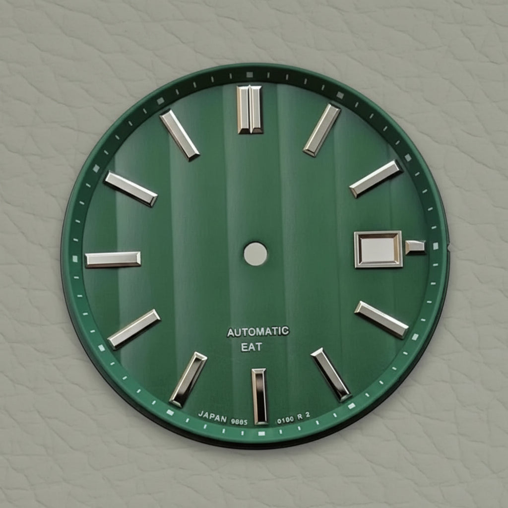 33.5mm GSロゴ文字盤 ウォーターリップル文字盤 NH36 NH35ムーブメント対応 高品質時計改造アクセサリー