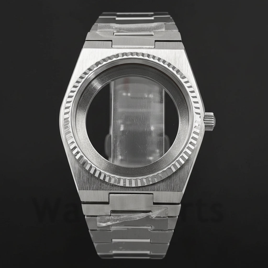 PRX Case For ETA 2824 PT5000 NH35 34 36 etc AUTOMATIC Polished Bezel Sapphire 10Bar Stainless Steel