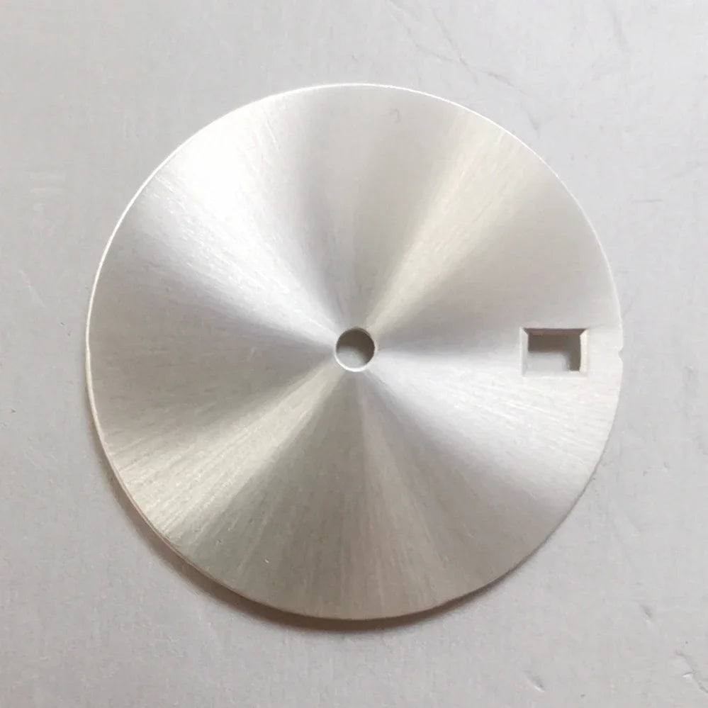 6 Solid Color Metal Watch Dial 28.5mm DIY Watch Faces for NH35/ NH36 Movement Watch Modification Accessories Customizable Dial