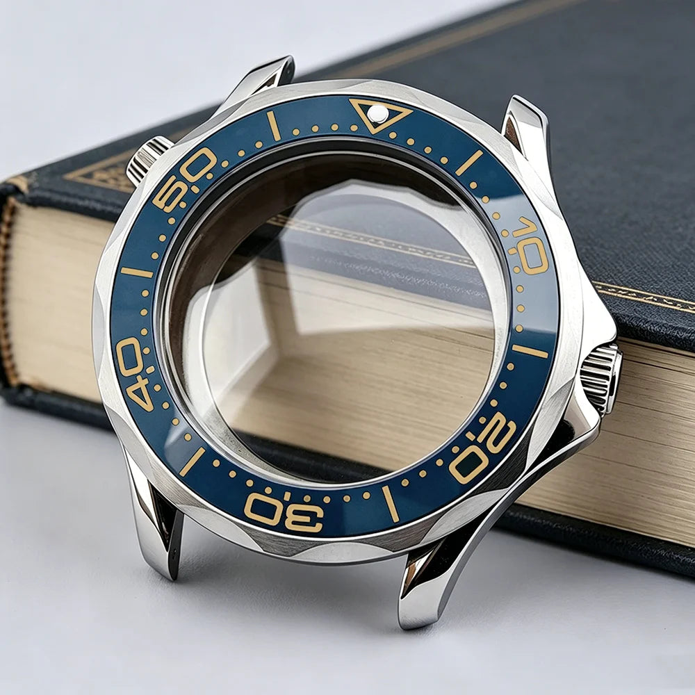 42mm NEW Seamaster Case with 31.5mm Dial 38mm bezel insert Fits NH35 movement Sapphire Stainless steel 10bar