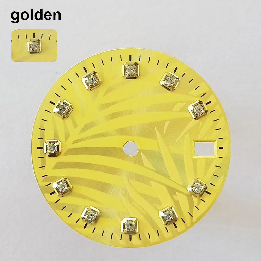 151 type of dials Submariner 28.5mm dial with calendar window suitable for NH35 movement luminous dial can support DIY dial customization name/logo