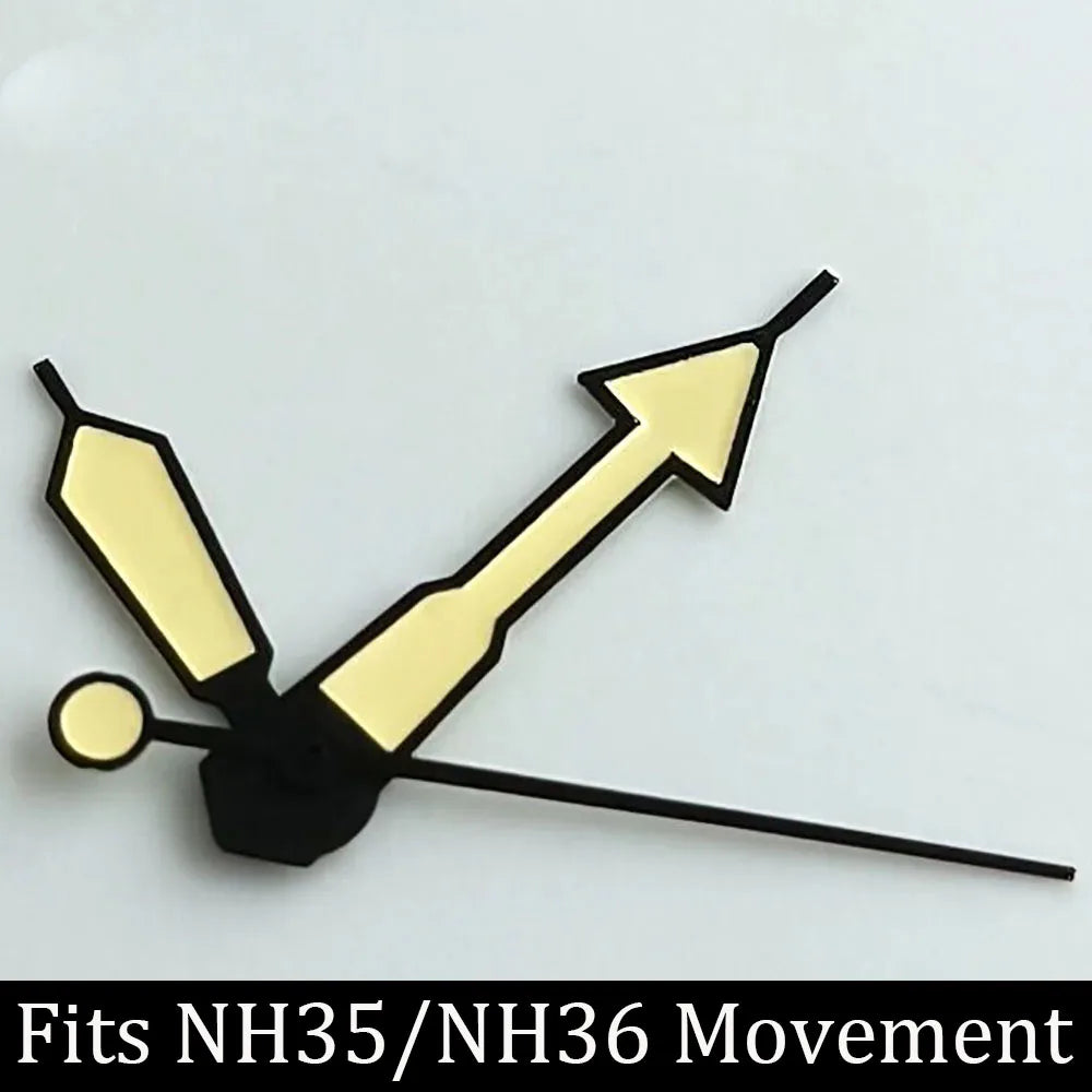 high-quality Watch accessories watch pointer NH series 35 NH36 hands green luminous suitable for N H35/ NH36 movement