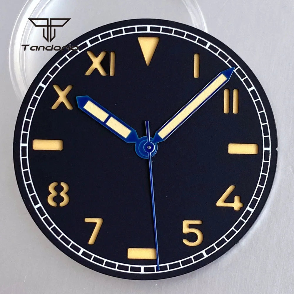 Polished Square Watch Case 42mm Rediomir Mod Parts 35mm Sandwich Dial+Hands Fit NH35 NH36 NH38 Miyota8215 821A 8205 ETA2824 PT5000 ST2130 Sapphire