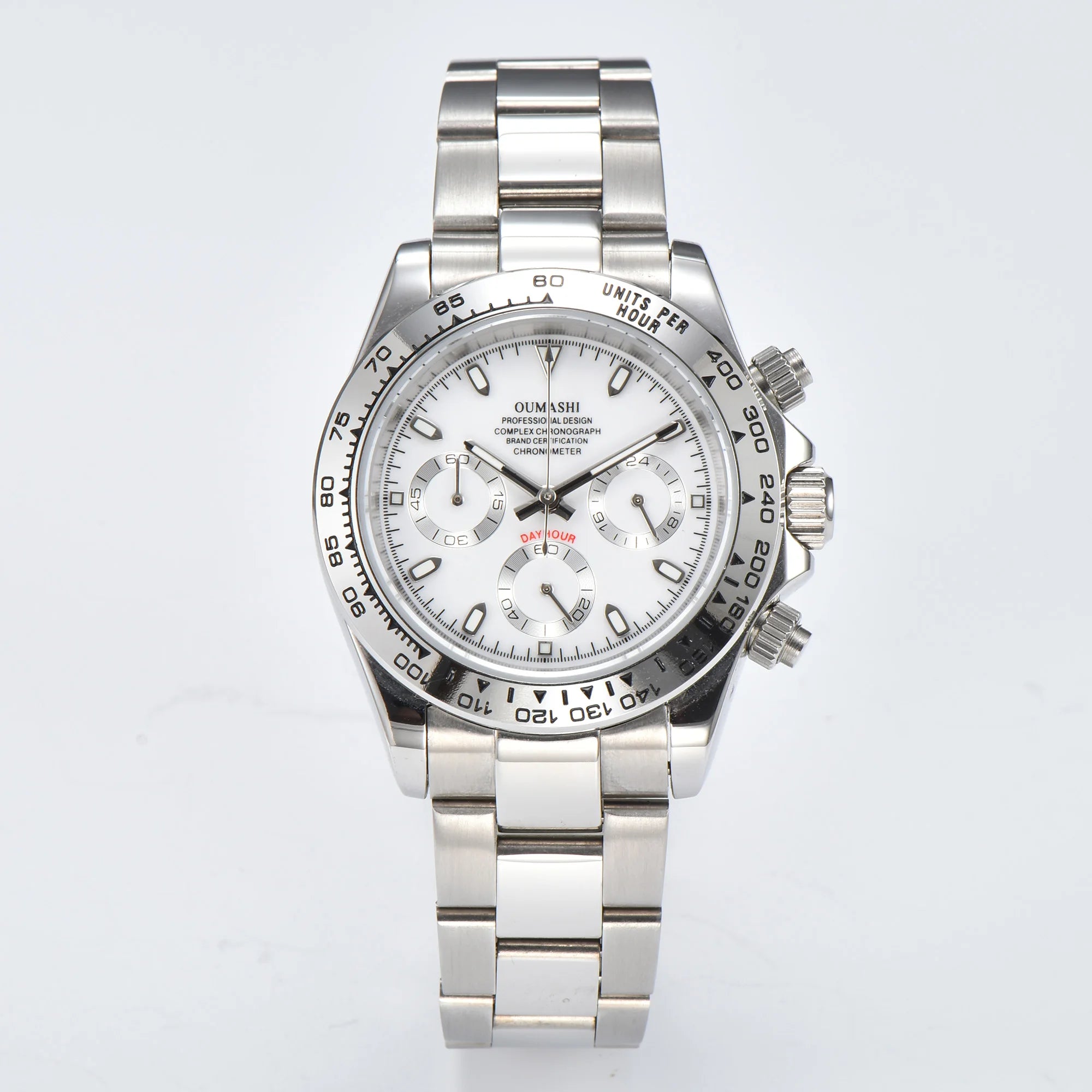 Nologo Daytona VK63 Quartz Watch Sapphire Glass 3ATM 39MM  Luminous Chronograph