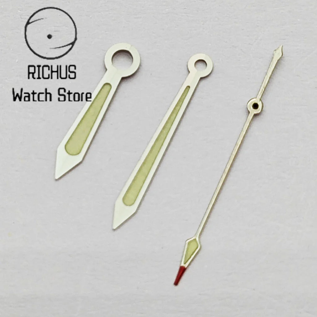 Green Luminous Watch Hands Fit NH35 NH36 ETA2836 2824 Miyota 8215 8205 821A Mingzhu DG2813 3804 PT5000 Movement