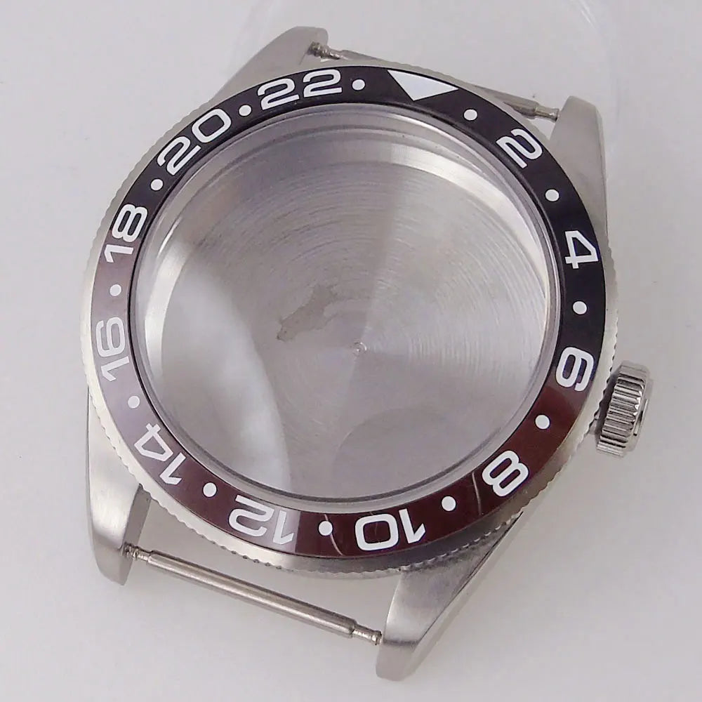 39mm Dive Watch Case BB58 Mod 20BAR Waterproof Dome Sapphire Glass 39mm Black Bay Watch Case for NH34 NH35 NH36 NH70 ETA2824 PT5000 Watch Parts