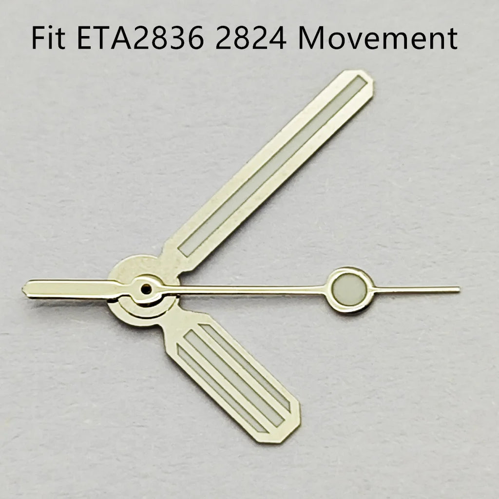 wide Watch Hands Green Luminous Hands Fit NH35 NH36 ETA 2824 2836 pt5000 Miyota8205 8215 821A Mingzhu DG2813 3804 Movement