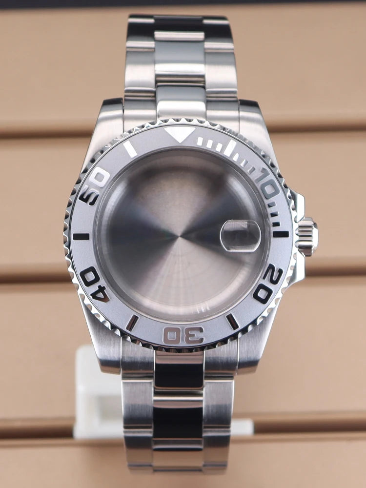 40mm Yacht Master Watch Case Watch kit 316 Stainless Steel Bracelet For Seiko Nh34 Nh35 Nh36 Nh38 ETA 2824 PT5000 Sw200 Miyota 8215 Movement 28.5mm Dial YACHT-MASTER