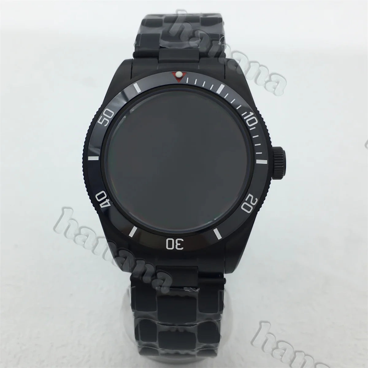 PVD Black Watch Case BB58 39MM domed sapphire stainless steel case for NH34 NH35 NH36 ETA2824 PT5000movement 20ATM