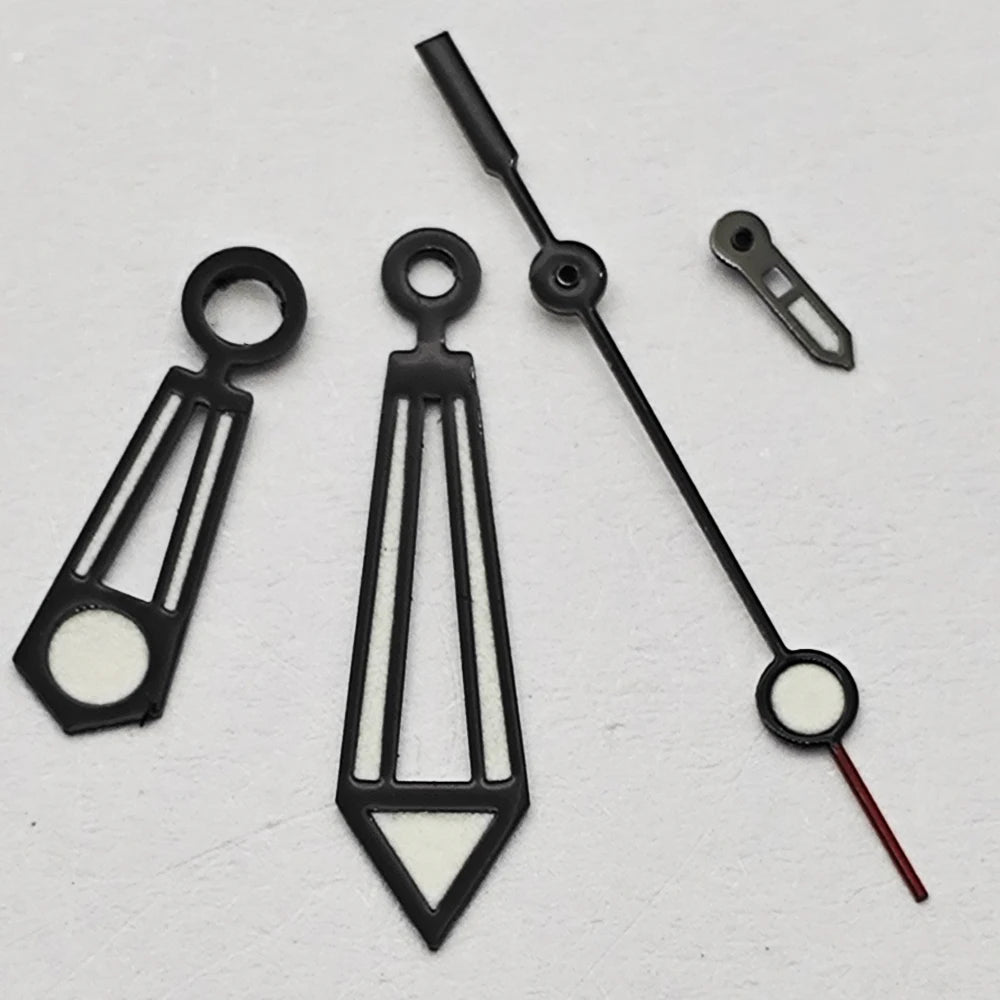 NH39 Watch Dials 31mm Subsecond dial Hands Green Luminous Watch Accessories Parts