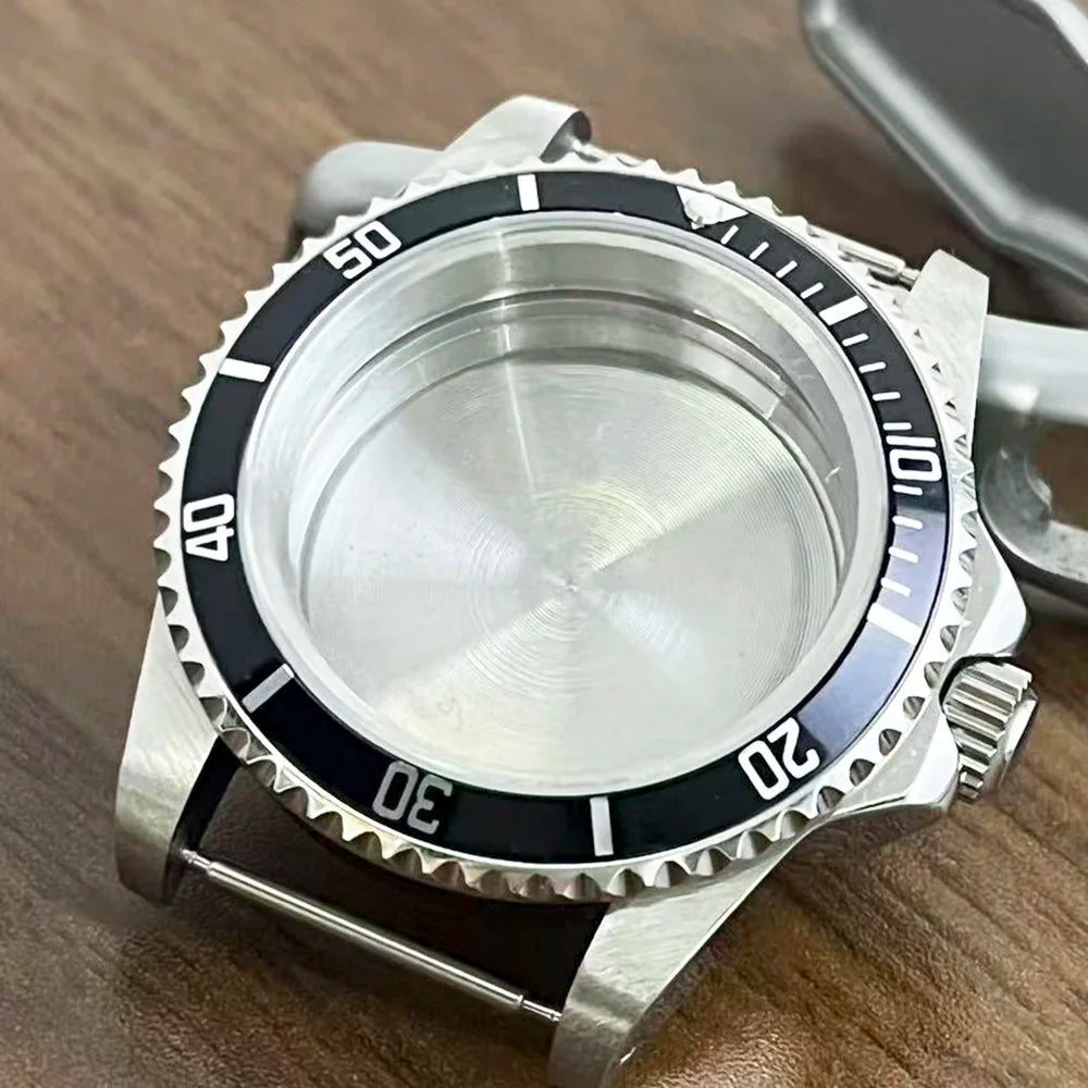 Retro Diver case 39mm,10bar waterproof stainless steel sapphire crystal case, suitable for NH34, NH35, NH36 mechanical movement accessories
