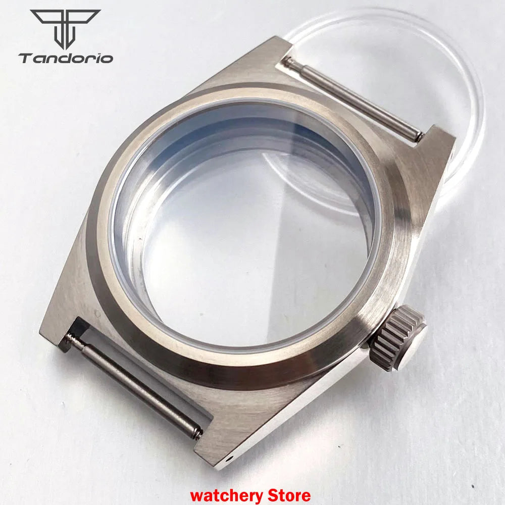 Unimatic U2 Watch Case 38mm Brushed Watch Case Sapphire 20ATM fit NH35 NH36 NH38 ETA2824 Automatic Movement Watch Parts
