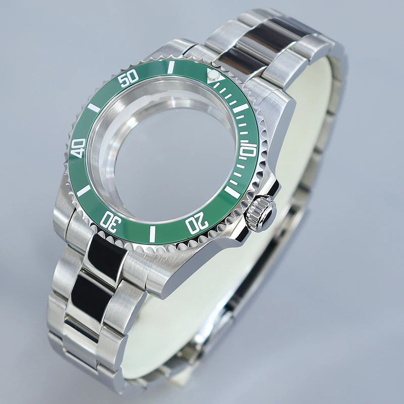 40MM Submariner watch case Eta2824 Sw200 PT5000 Sloping Bezel Sapphire GMT Yacht Master