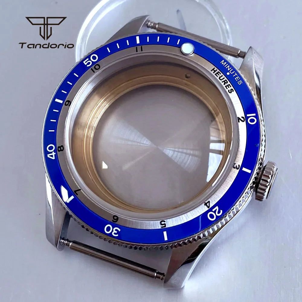 40mm Serica Mod ダイブケース ドーム型サファイア + ブレスレット + 31mm 文字盤 + 針 Mod アクセサリー NH35 NH36 NH38 ETA2824 PT5000 ST2130 Miyota8215 に対応