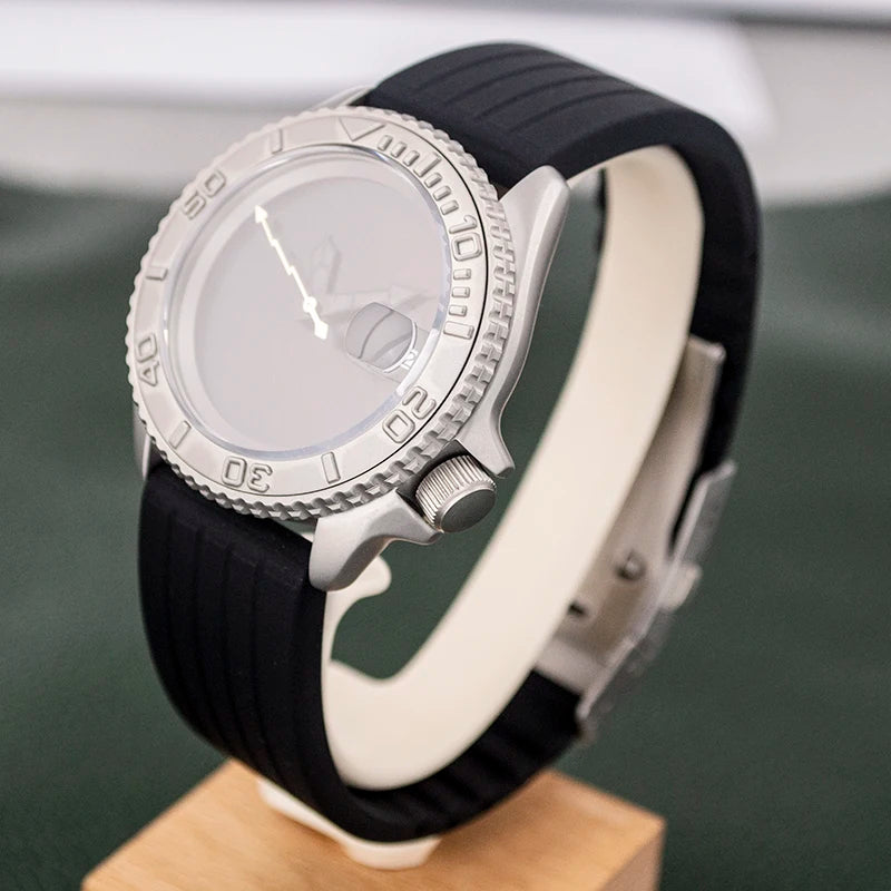 Sterile Yacht Master Custom Watch Luminous Date Sapphire NH35 Automatic 10Bar 42MM