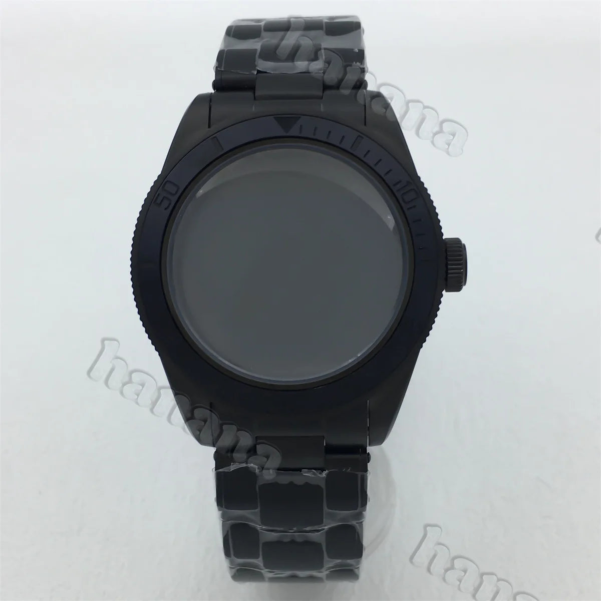 PVD Black Watch Case BB58 39MM domed sapphire stainless steel case for NH34 NH35 NH36 ETA2824 PT5000movement 20ATM
