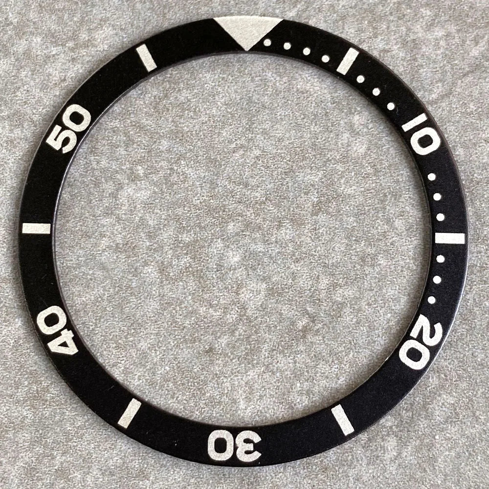 SKX007 bezel 38mm*31.5mm Watch Bezel Black/Blue/Green/Orange Aluminum Alloy Insert