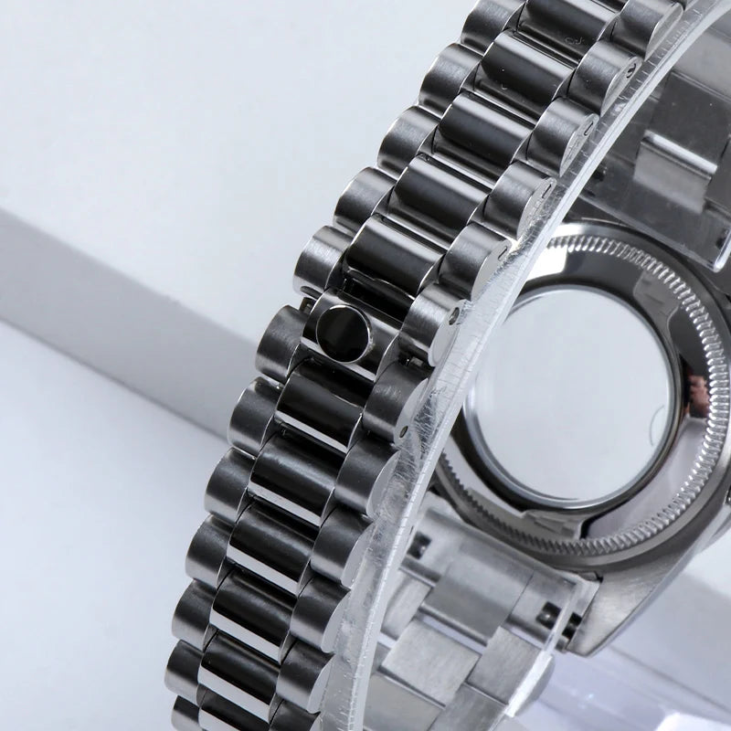 31mm Case For NH05 Movement Watch Accessories Fit 24.5mm Dial Watch Case Stainless Steel Women Automatic Watch Sapphire Glass