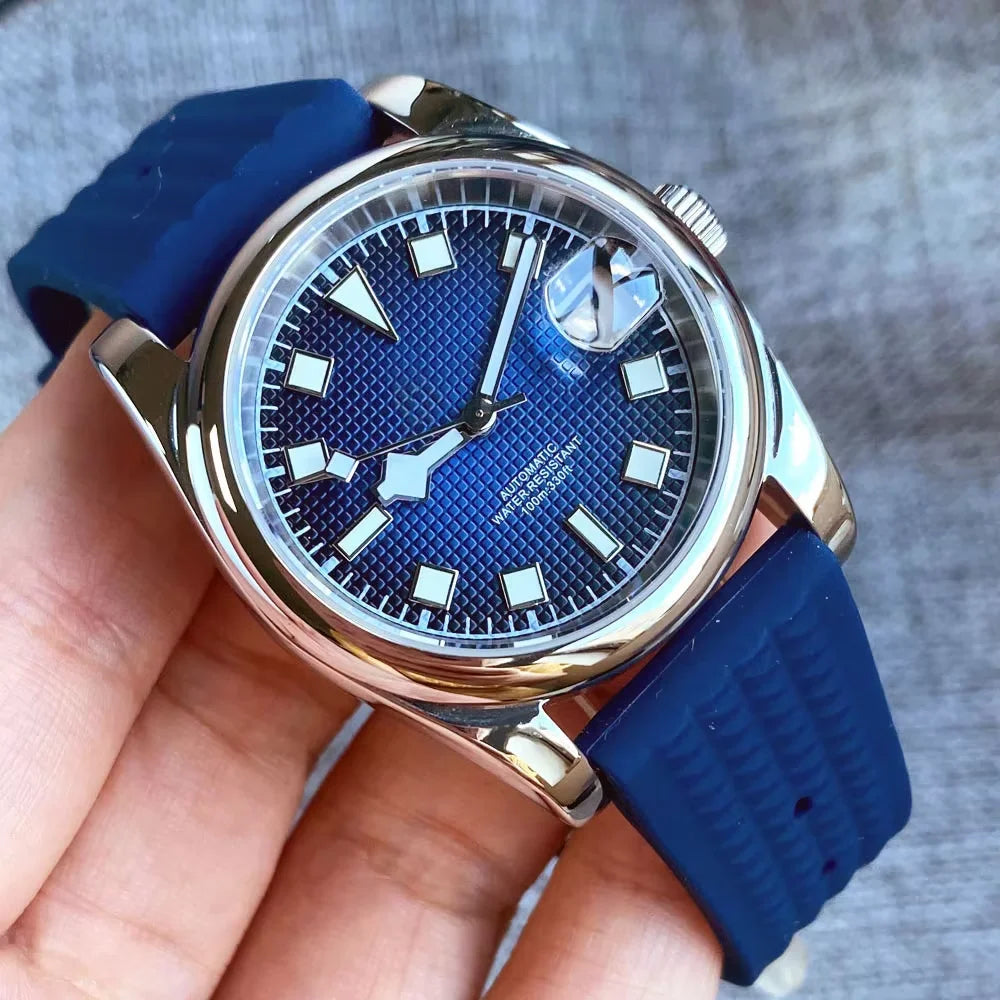 36mm 39mm Oyster Perpetual Mod Watch Japan NH35A Sapphire Crystal Polish Bezel 10bar Dress