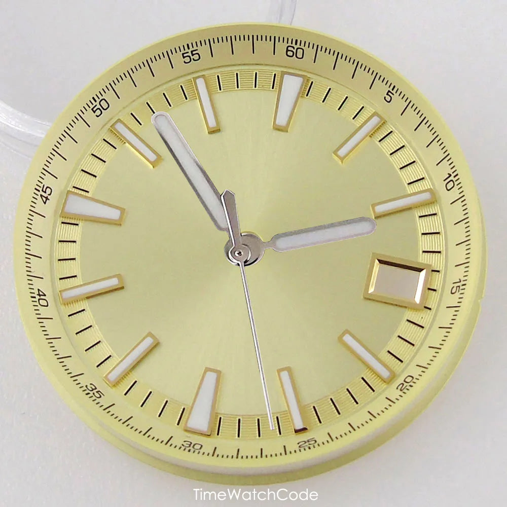 33mm Luminous Watch Dial for Overseas Men Watch Modified Accessories Fit for NH35 NH36 NH38 4R35 4R36 Automatic Movement