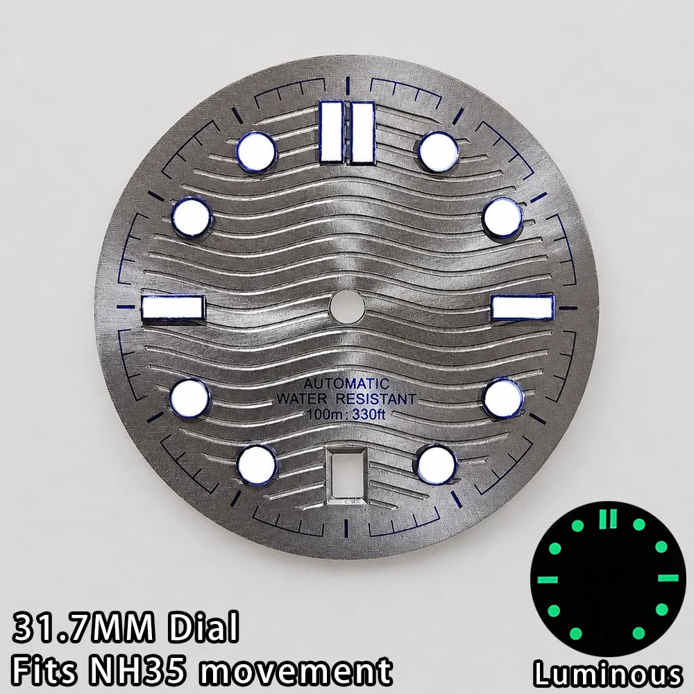 42mm NEW Seamaster Case with 31.5mm Dial 38mm bezel insert Fits NH35 movement Sapphire Stainless steel 10bar