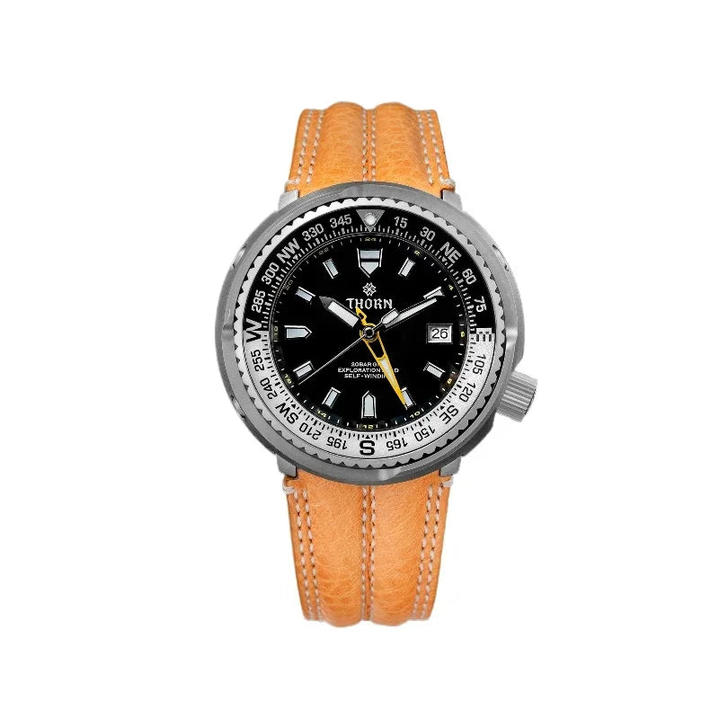 THORN T012 Titanium Mountain Tuna Watch NH34 GMT Movement 47mm