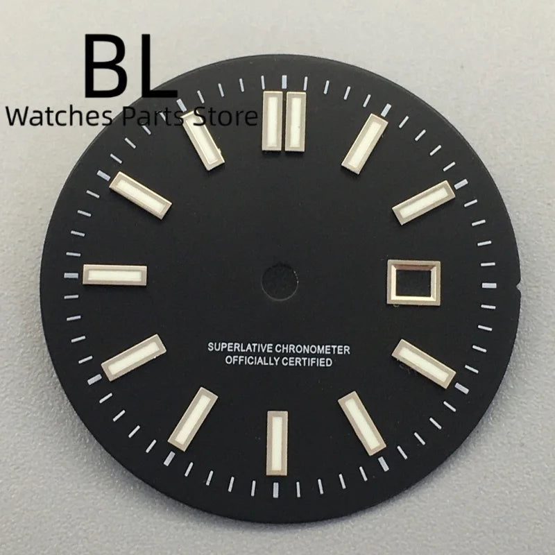 24.5MM Dial for women's watch Sunburst NH05 Watch Dial Gold Rose Sticks Number Women's Mechanical Watch Modified Parts Fit 31mm NH05 NH06 Watch