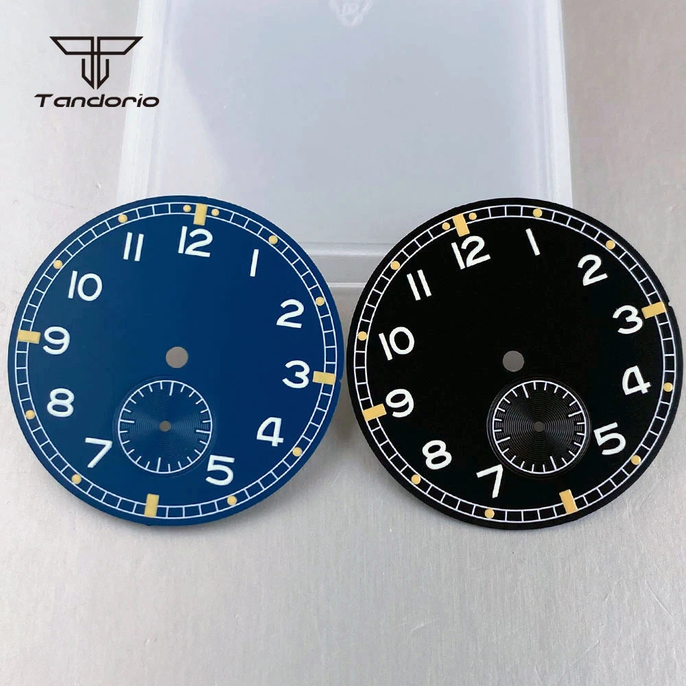 ST1701 Dial For Pilot Watch 33.5mm Black/Blue Color Watch Dial+